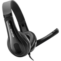 Headphones Canyon CHSU-1 USB Black (CNS-CHSU1B)