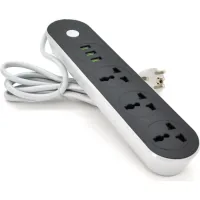 Мережевий фільтр живлення Voltronic TВ-Т56, 3роз, 3*USB Black (ТВ-Т56-Black)