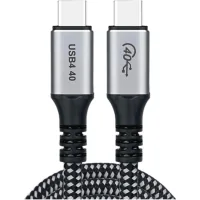 Дата кабель USB-C to USB-C 1.2m USB4.0 Gen3 240W (8K HDR) Choetech (XCC-1040-GY)