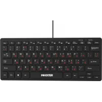 Клавіатура Maxxter KBM-C01B-UA USB UA Black (KBM-C01B-UA)