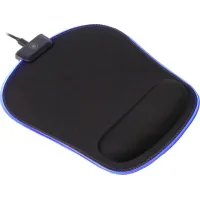 Килимок для мишки Maxxter MMP-LEDPAD-BK RGB Black (MMP-LEDPAD-BK)