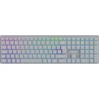 Keyboard Canyon HKB-W11 Slim Dual Mode Wireless/Bluetooth RGB UA Gray (CNS-HBTK11G)