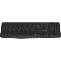 Клавіатура Canyon KB-W01 Water resistant Wireless UA Black (CNE-CKEYW01)