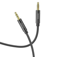 Multimedia cable 3.5mm M to 3.5mm M 1.0m Black HOCO (6931474759863)