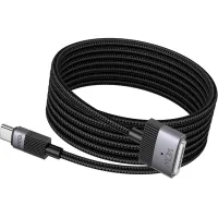 Power cable USB-C to Magsafe 3 1.0m black HOCO (6942007642088)