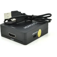 Перехідник HDMI F to VGA F 720P/1080P black Voltronic (YT-CM-HDMI/VGA-B)