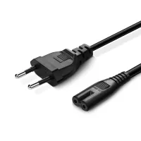 Power cable C7 3m black ColorWay (CW-CBP086-BK)
