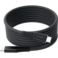 Data cable USB-C to USB-C 1.2m 240W magnetic black Choetech (XCC-1051-BK)