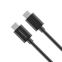 Data cable USB-C to USB-C 1.0m 3A black Choetech (CC0002-V2)