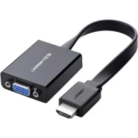 Adapter HDMI M to VGA F + 3.5mm + Micro USB black Ugreen (40248)