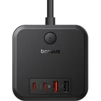 Мережевий фільтр живлення Baseus PowerCombo Cube Power Strip (E00066400117-00)
