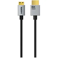 Кабель мультимедійний HDMI micro M to HDMI M 0.5m 8K60Hz Cabletime (CA915873)