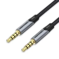 Multimedia cable 3.5mm M to 3.5mm M 1.0m (4pin) gray Vention (BAQHF)