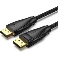 Multimedia cable DisplayPort M to DisplayPort M 1.5m 8K60Hz black Vention (HCCBG)