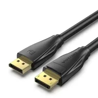Multimedia cable DisplayPort M to DisplayPort M 1.0m V1.4 8K black Vention (HCDBF)