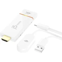 Adapter ScreenCast 4K WI-FI 15m Miracast/AirPlay/Chromecast black J5create (JVAW76-N)
