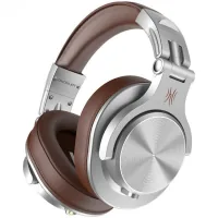 Headphones OneOdio A71 3.5mm/6.35mm Silver/Brown (A71 Silver Brown)