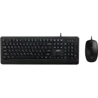 Комплект AOC KM220B USB UA Black (KM220B/97)