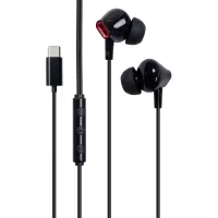 Навушники Vention Echo Lite USB-C In-Ear Wired Black (GBBBAV)