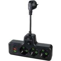 Мережевий фільтр живлення XoKo XK-SPW-3-2-1-BK