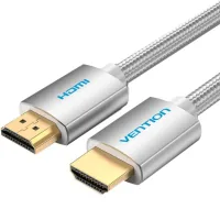 Multimedia cable HDMI M to HDMI M 5.0m V2.1 4K60Hz braided aluminum alloy gray Vention (AABIJ)