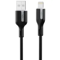 Data cable USB 2.0 AM to Lightning 1.0m 2.4A black Choetech (XAL-0003-BK-V2)