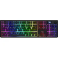 Keyboard Hator Skyfall 100 PRO Aurum Vanilla Silent RGB Wireless/Bluetooth/USB UA Black (HTK4101UA)
