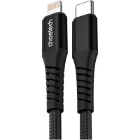 Data cable USB-C to Lightning 1.0m PD27W black Choetech (XCL-1030-BK)