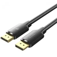 Multimedia cable DisplayPort M to DisplayPort M 1.0m 16K60Hz/8K240Hz fabric gray Vention (HGCHF)