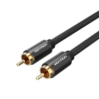 Multimedia cable 1xRCA M to 1xRCA M 2.0m digital black Vention (VAB-R09-B200)