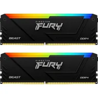 Модуль пам'яті для комп'ютера DDR4 32GB (2x16GB) 3200 MHz Beast RGB Kingston Fury (ex.HyperX) (KF432C16BB12AK2/32)