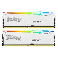 Computer memory module DDR5 32GB (2x16GB) 6400 MHz Beast White RGB EXPO Kingston Fury (ex.HyperX) (KF564C32BWEAK2-32)
