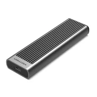 External pocket Vention SSD M.2 (NVME) M-key USB Type-C 3.2 10Gbps Heat Sink Aluminum (KPKH0)