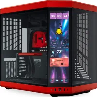 Case for PC Hyte Y70 Touch Infinite Black-Red (CS-HYTE-Y70TTI-RB)