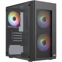 Case for PC AeroCool Hexform-G-BK-v2 Black 600W (ACCX-PV38004.11)
