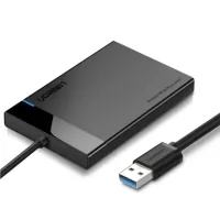 External pocket Ugreen USB 3.0 to SATA 3.0 2.5" HDD/SSD enclosure 6TB UASP black (30847)