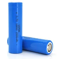 Battery 18650 2000mAh, FlatTop, 3.7V, Blue Vipow (ICR18650-2000mAhFT)