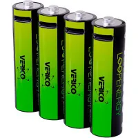 Battery Verico AAA USB Type-C 600mAh 1.5V Li-ion * 4 (LoopEnergy) (1UDBT-A2WEBC-NN)