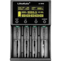 Battery charger Liitokala 4 Slots, Type-C, LED disp, Li-ion 3.7V/1.2V, AA/AAA, 18650/26650/16340/14500/10440/18500 (Lii-M4S)