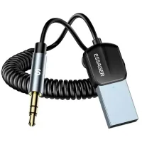 Bluetooth трансмітер Essager Lingfeng Bluetooth 5.0 Aux Adapter Car Wireless Receiver USB (EBT-LF01-P)