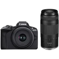 Digital camera Canon EOS R50 + RF-S 18-45 IS STM + RF 75-300 Black (5811C150BA)
