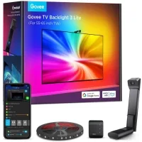 Govee LED Strip Kit H6099 TV Backlight 3 Lite 55-65'', RGBIC, WI-FI/Bluetooth, Black (H60993D1)