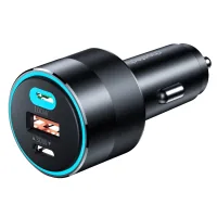 Choetech car charger 2xUSB-C+USB-A 130W QC3.0/PD/PPS black (TC0011-BK)