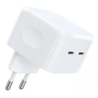 Charger Choetech 2xUSB-C 35W PD/QC (Q5008-EU-WH)