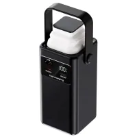 Батарея універсальна TheGeneral 20000mah Glim, 22.5W Fast Charge PD Lamp Black (40012919-01)