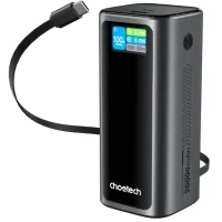 Батарея універсальна Choetech 20000mAh, PD/130W, QC, AFC , TFT, pass-through charging (B815C)
