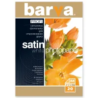 Photo paper Barva A4 255g PROFI satin 20s (IP-BAR-P-V255-028)