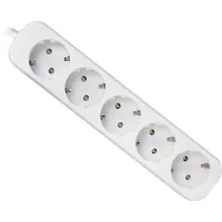 Network extension cord Defender E530 3.0 m 5 sockets white (99230)
