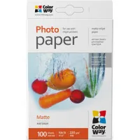 Photo paper ColorWay 10x15, 220g, matte, 100l (PM2201004R)