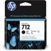 Cartridge HP DJ No.712 DesignJet T230/T630 Black 80ml (3ED71A)